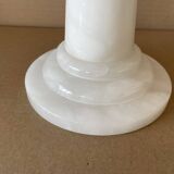 80s alabaster table lamp