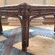 Bamboo and smoked glass coffee table,1960s