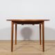 Mid-Century Round Teak Dining Table by Nils Jonsson for Hugo Troeds, Sweden