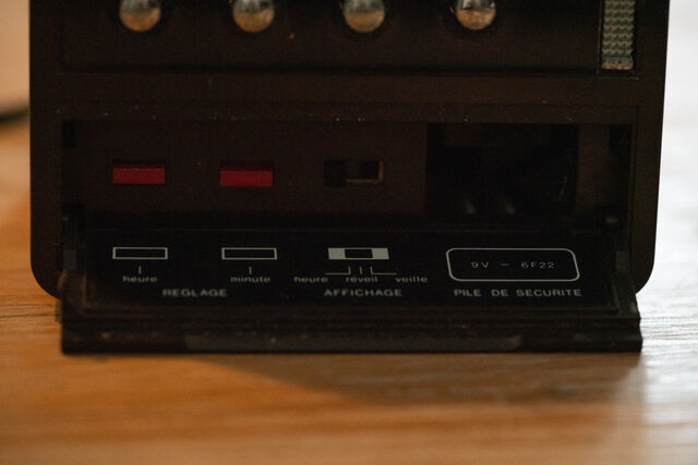 Vintage alarm clock CONTINENTAL EDISON