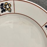 6 Flat Plates Terre de Fer Salins Charbonnier