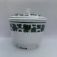 Vintage Meissen porcelain bonbonniere / lidded sugar bowl with vine leaf design, 1930s