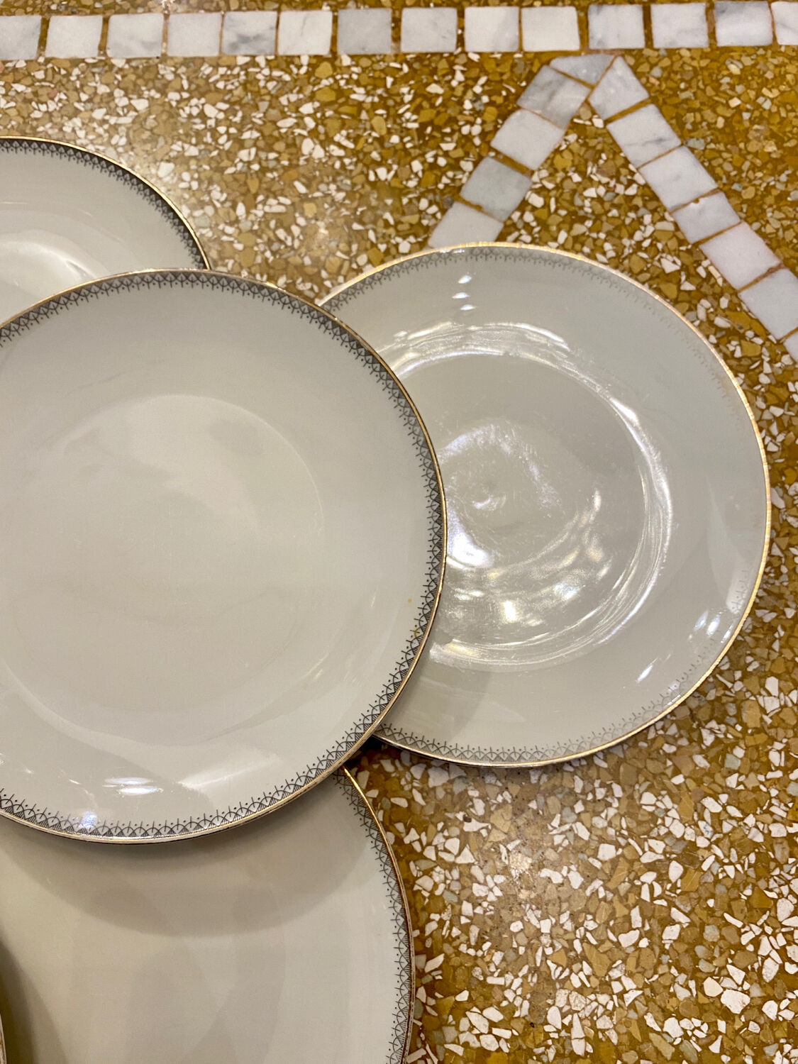 Set of 10 Bavaria dessert plates