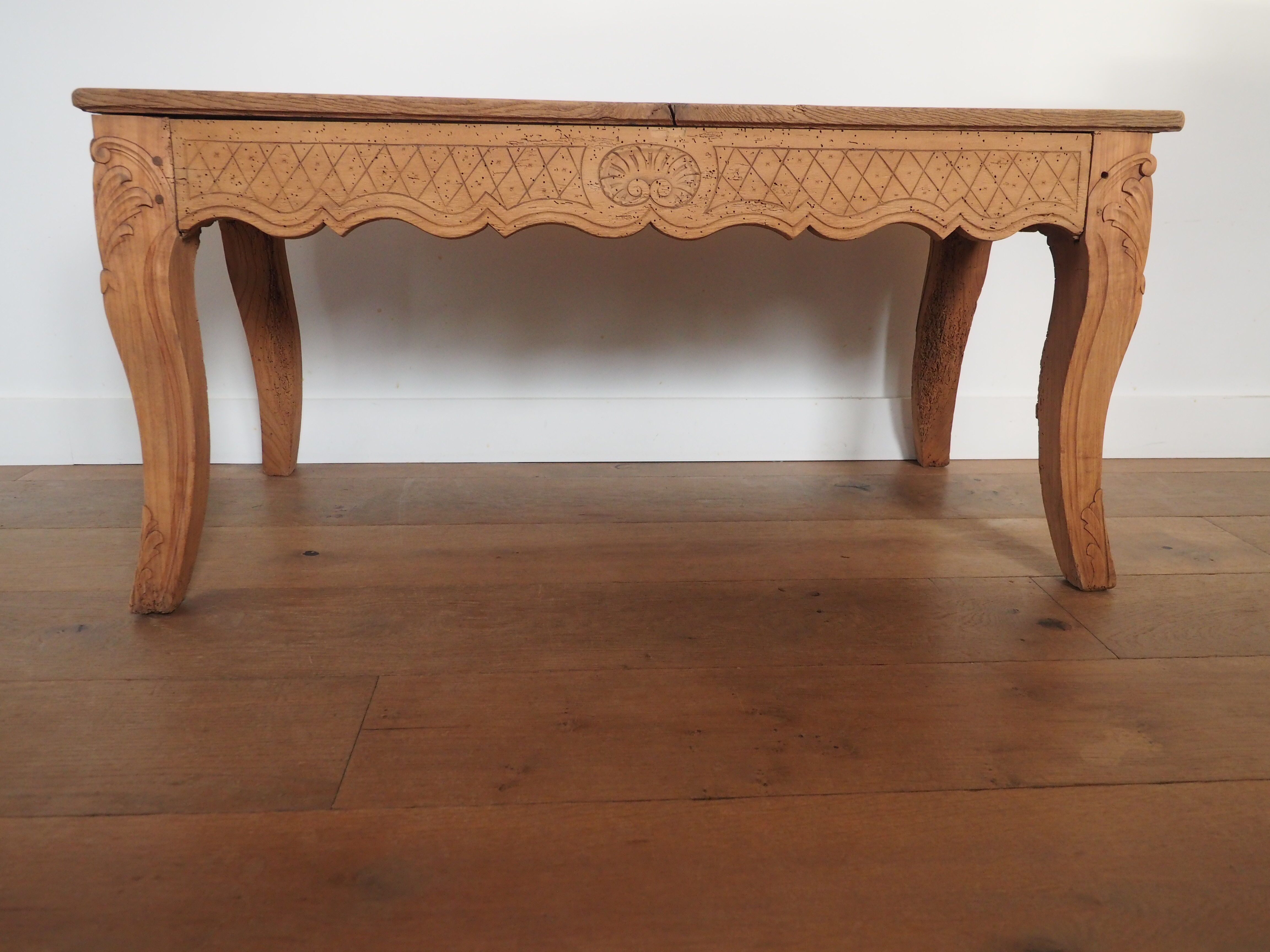 18th oak coffee table