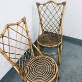 Duo rattan chairs
