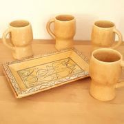 Mugs by C.Paci Vallauris, 1950s-60s