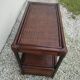 Vintage rattan storage unit