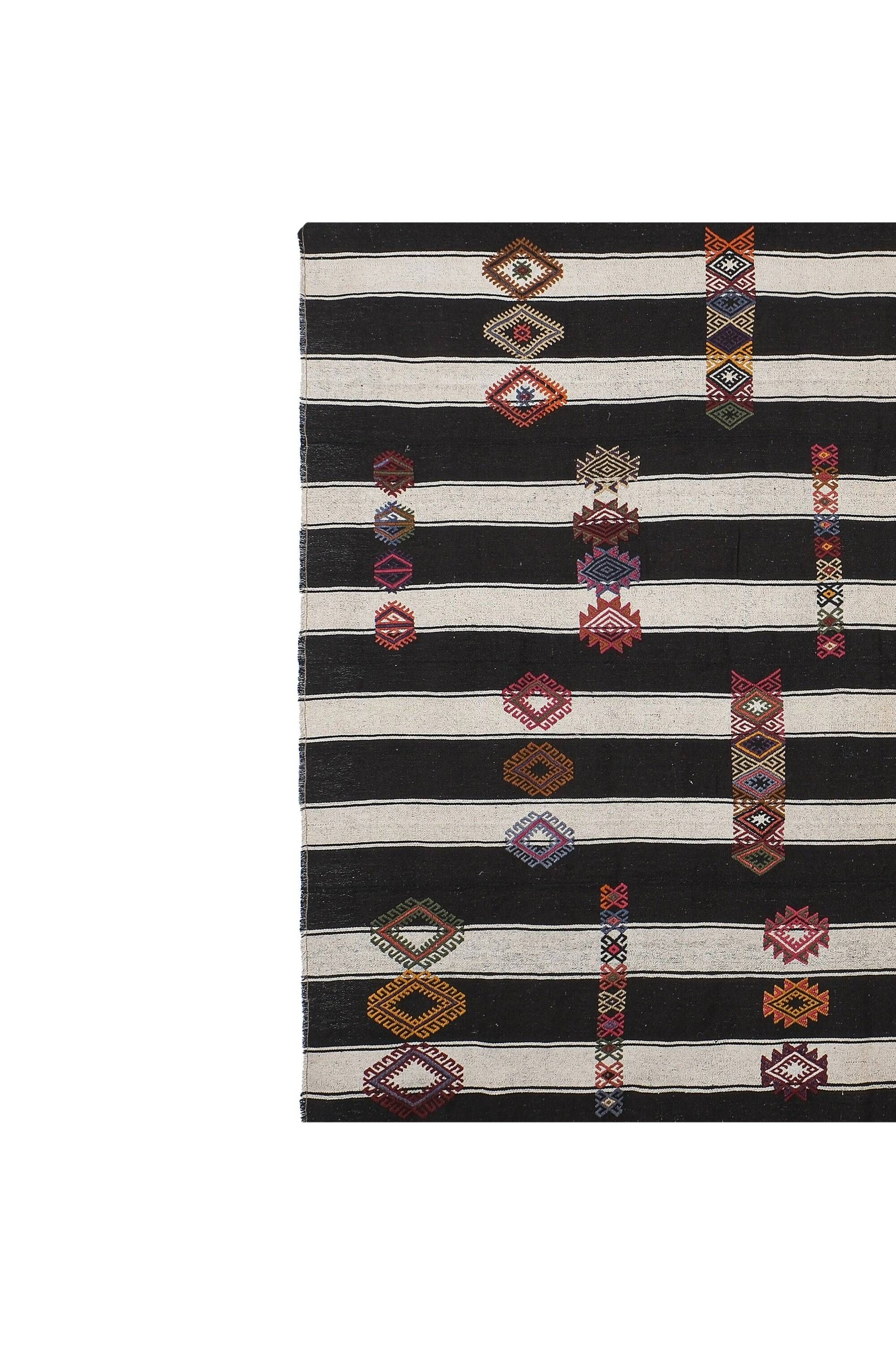 Tapis Kilim turc vintage tissé main