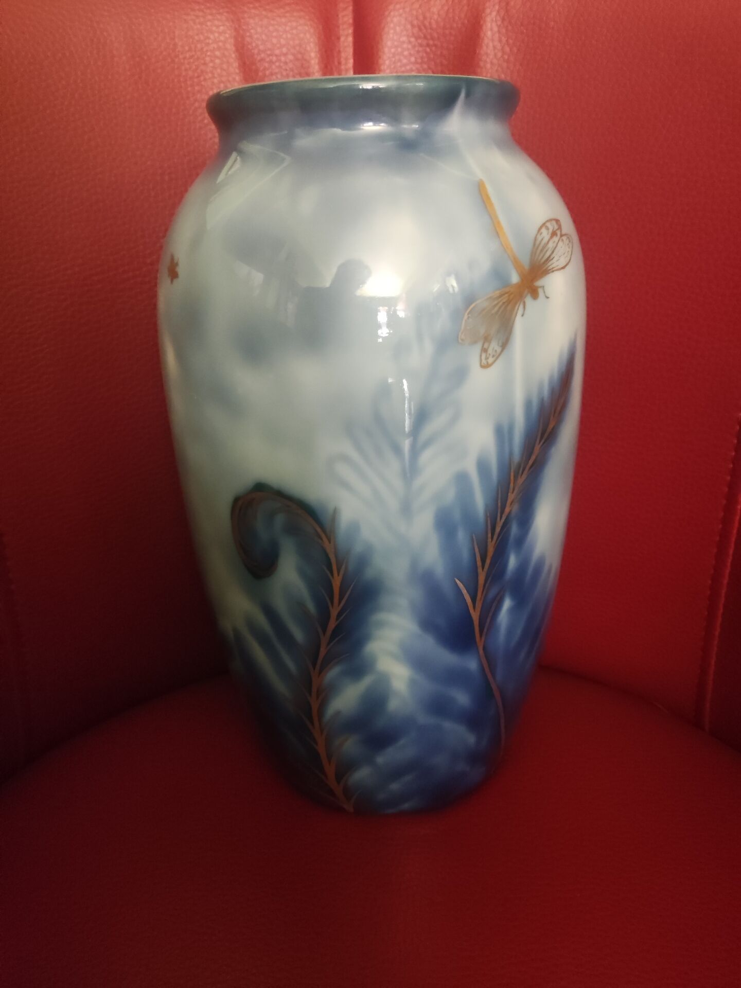 Limoges porcelain vase signed by Camille Tharaud