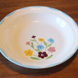 Hollow dish 50s Salins model Jocelyne - flowers