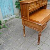Napoleon III period tiered walnut desk from the 19th century