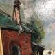 Oil painting port of Honfleur