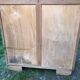 Vintage Mado sideboard with 4 doors and 2 drawers in beige lacquered plywood