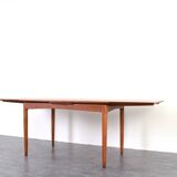 Mid-Century Danish Teak Extendable Dining Table, 1960s.