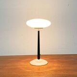 Pao T1 black table lamp, postmodern Italian model by Matteo Thun for Arteluce, 1990s.