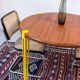 Vintage Teak Round Dining Table, Mid Century Danish
