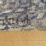 Painting made in watercolor on paper signed e.