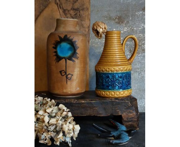 Ceramic vase bay west-germany vintage