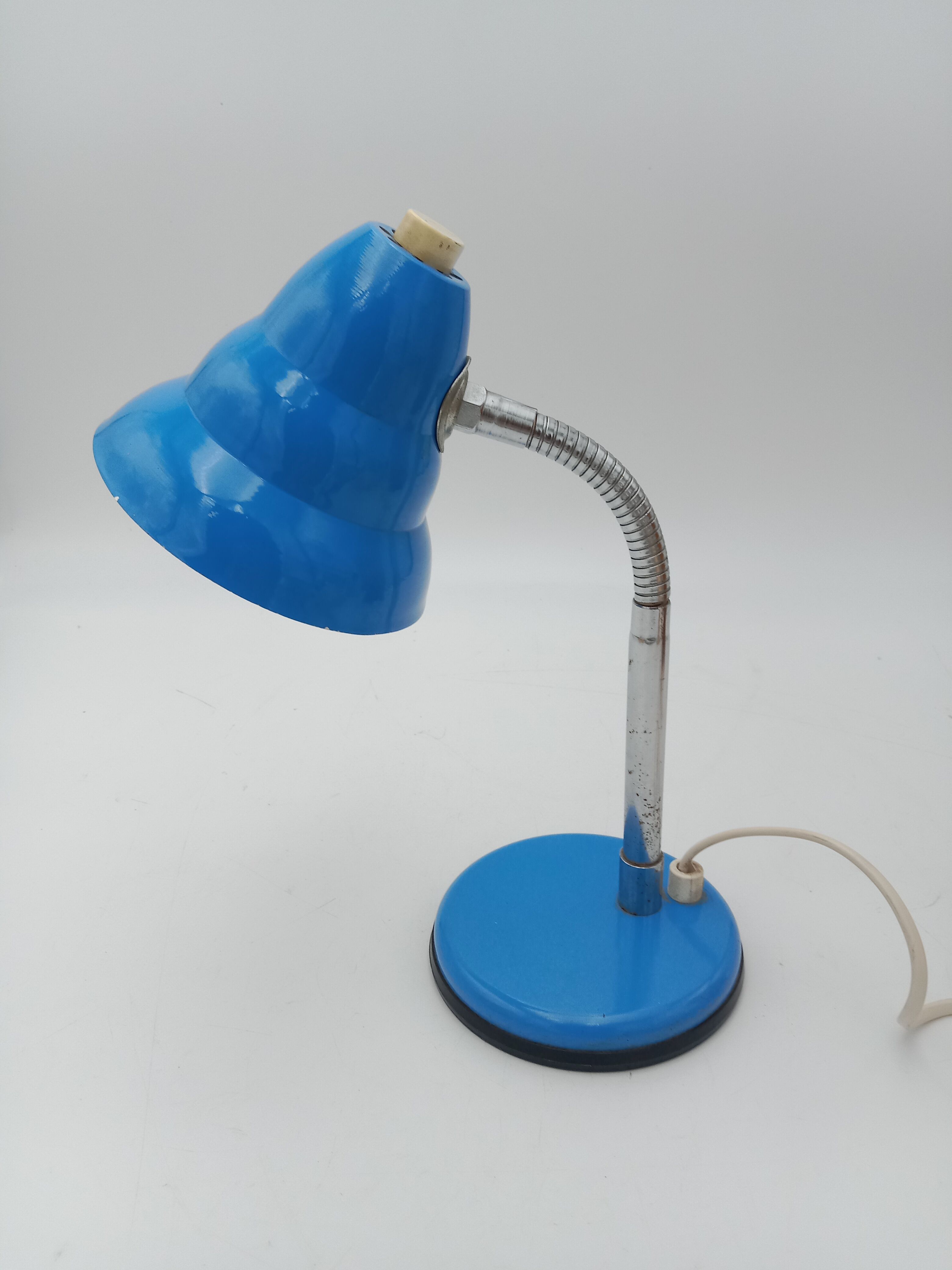 Vintage blue desk lamp