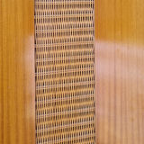 Wardrobe, shelves, rattan, vintage, 60s