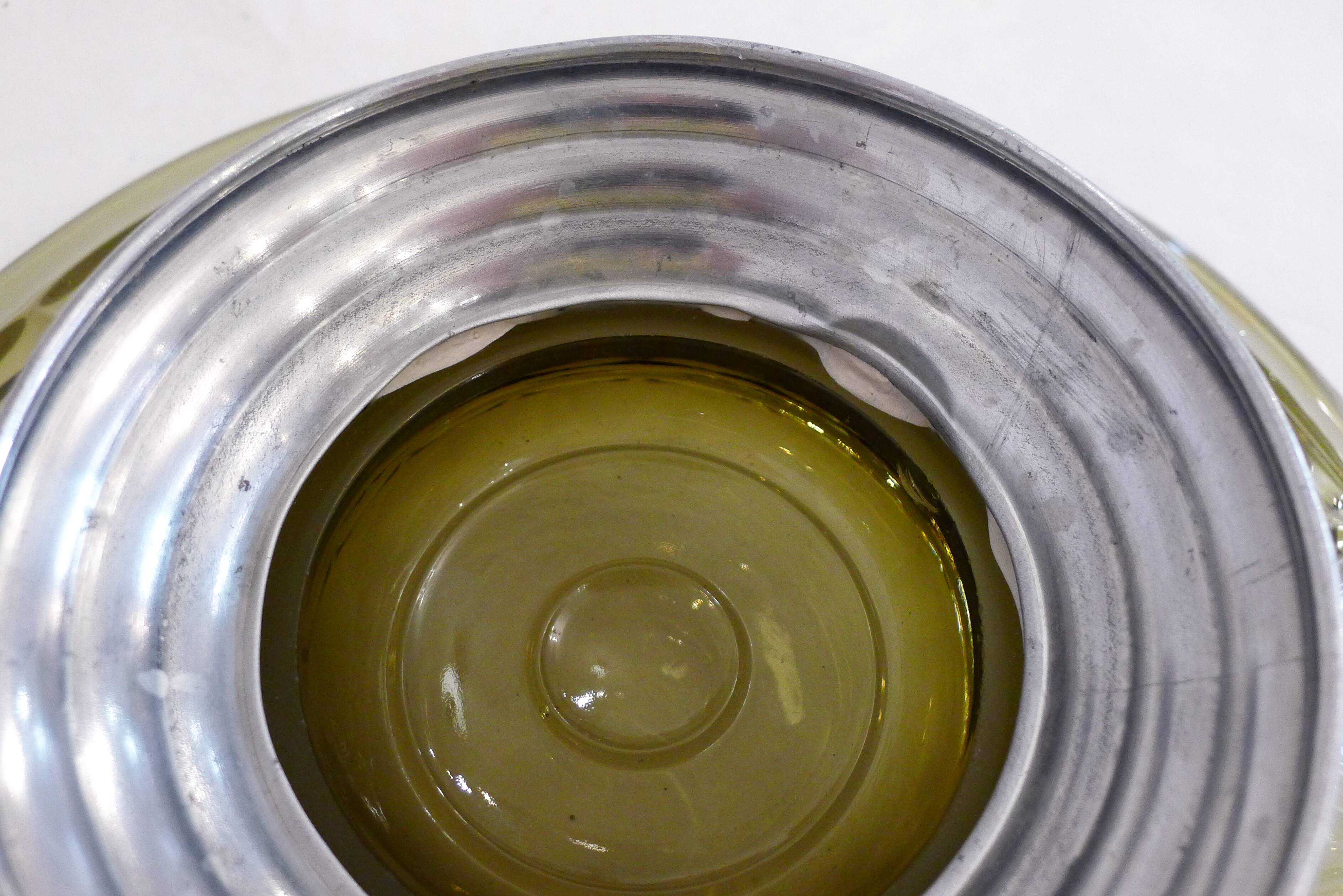 Art Deco footed coupe dish