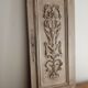 Ancienne porte patinée pièce bois décorative
