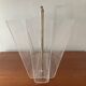 Vintage Plexiglas magazine holders from the 70s and 80s
