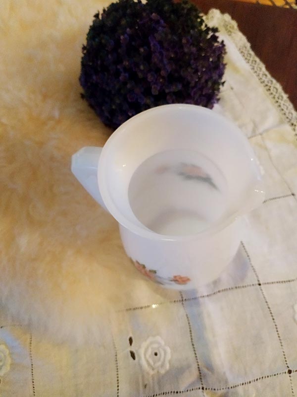 Vintage Arcopal pitcher