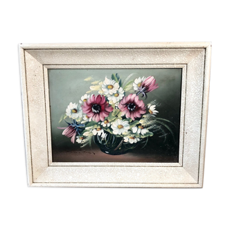 Old painting signed - bouquet of flowers