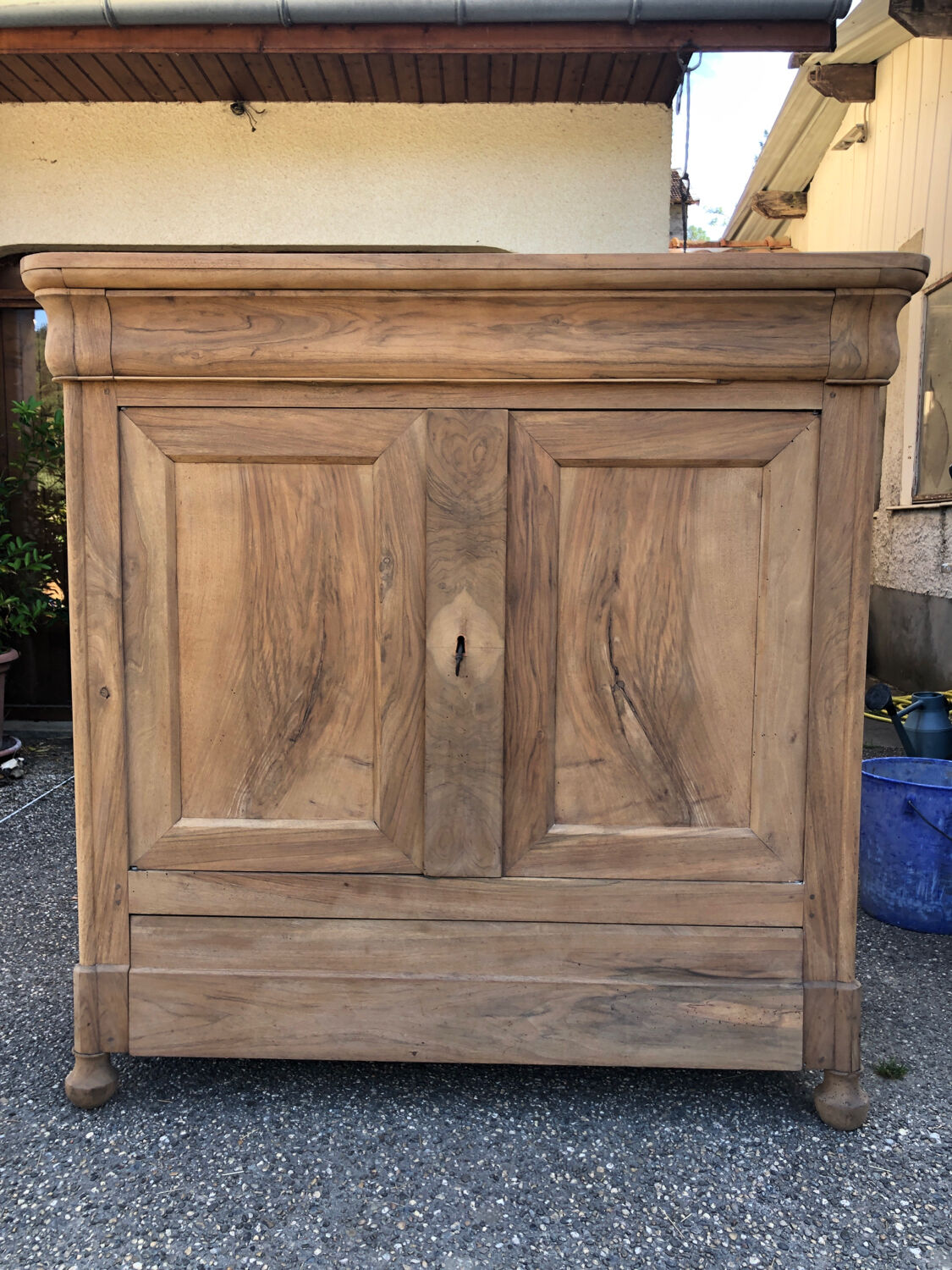 Solid walnut sideboard