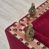 1960s, Danish velour 2 seater drop arm sofa, velour, original condition.