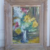 Tableau bouquet de fleurs dans un vase