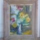Tableau bouquet de fleurs dans un vase