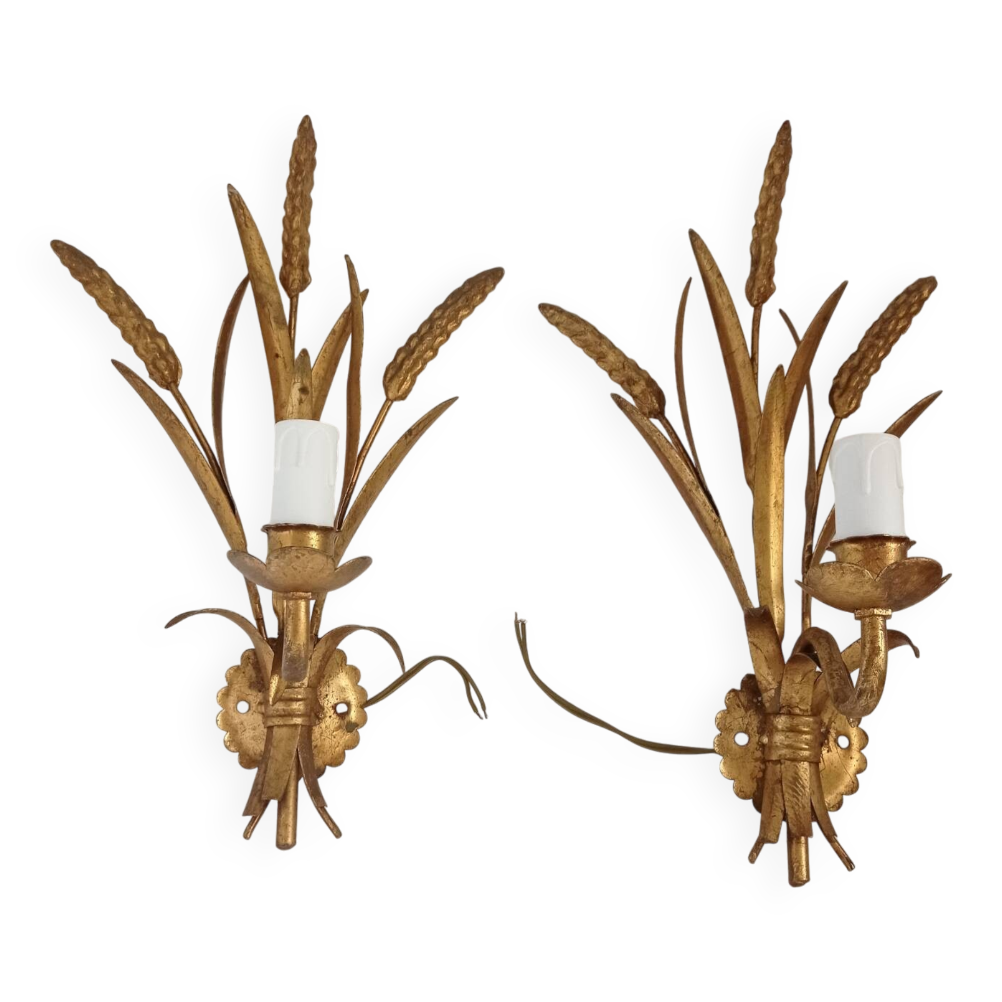 Appliques gerbes de blé dorées