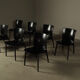 7 chaises Cos par Josep Lluscà pour Cassina, Italie, 1994