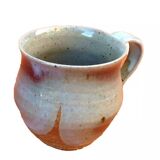 Mug with handle Enameled ceramic Signature Daniel