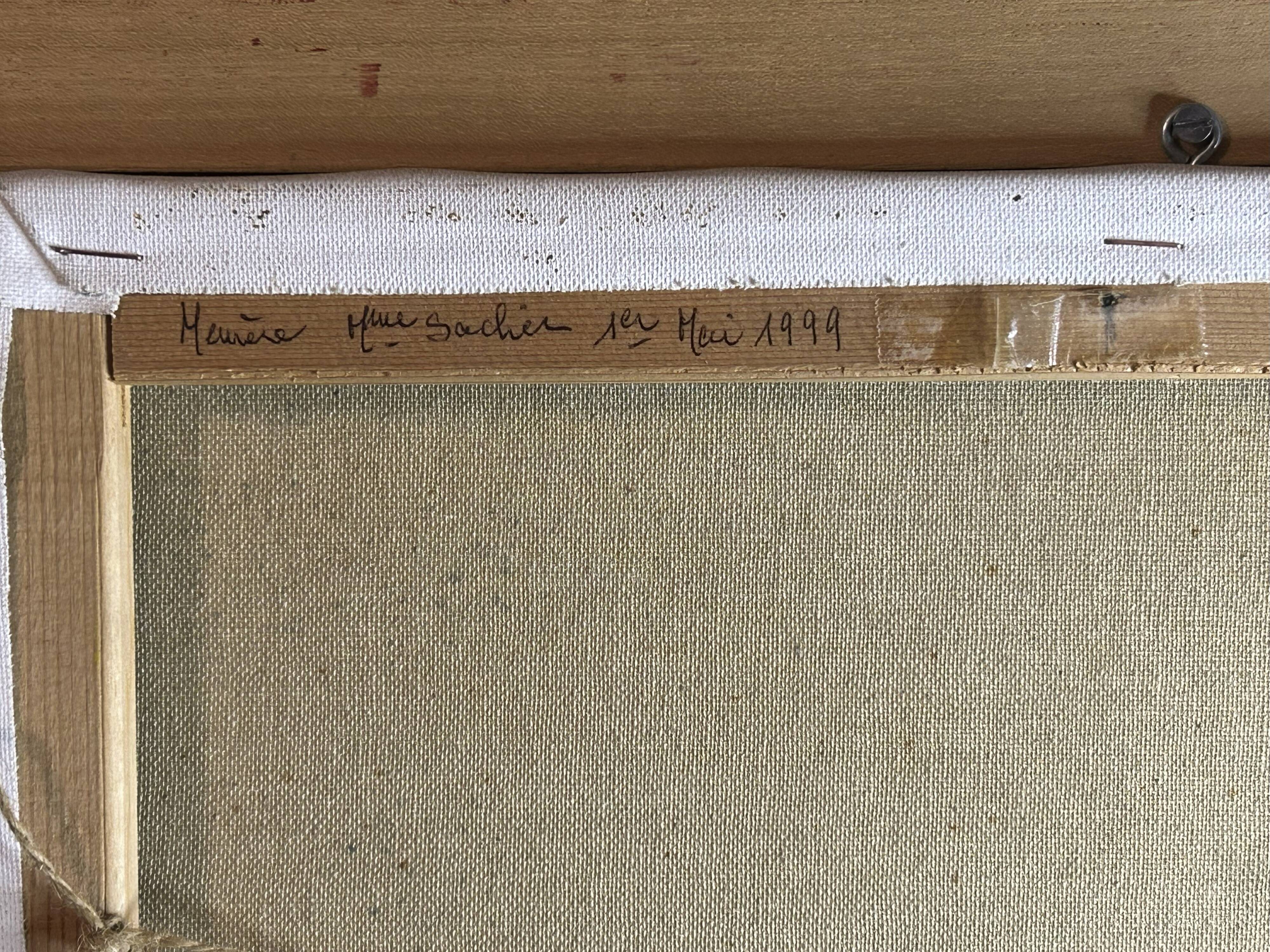 Modern School, 20th Century - Oil on canvas - Still life with fruit - 1999