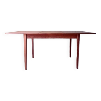 Scandinavian extendable teak dining table from the 1960s