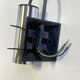 Pair of Targetti Sankey chrome wall lights. 1970s. Italy