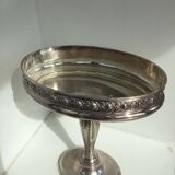 Fruit cup on silver metal stand