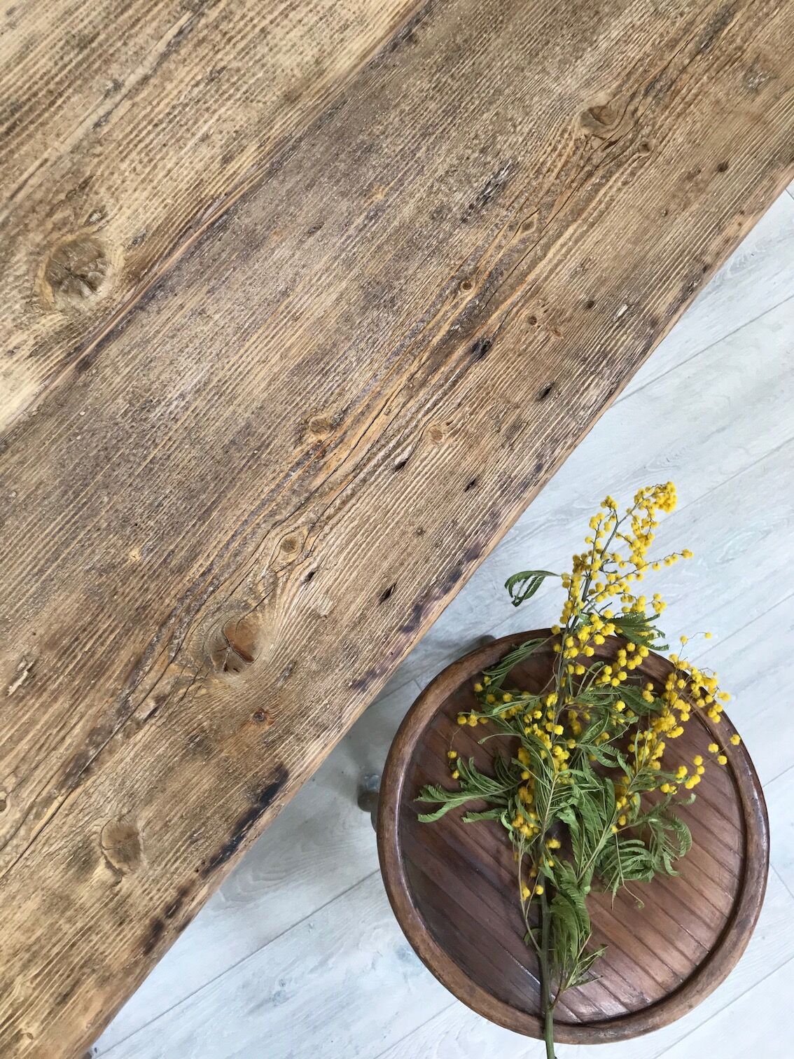 Vintage farm table