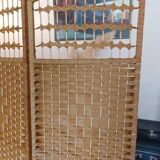 wicker, rattan screen, 5 panels