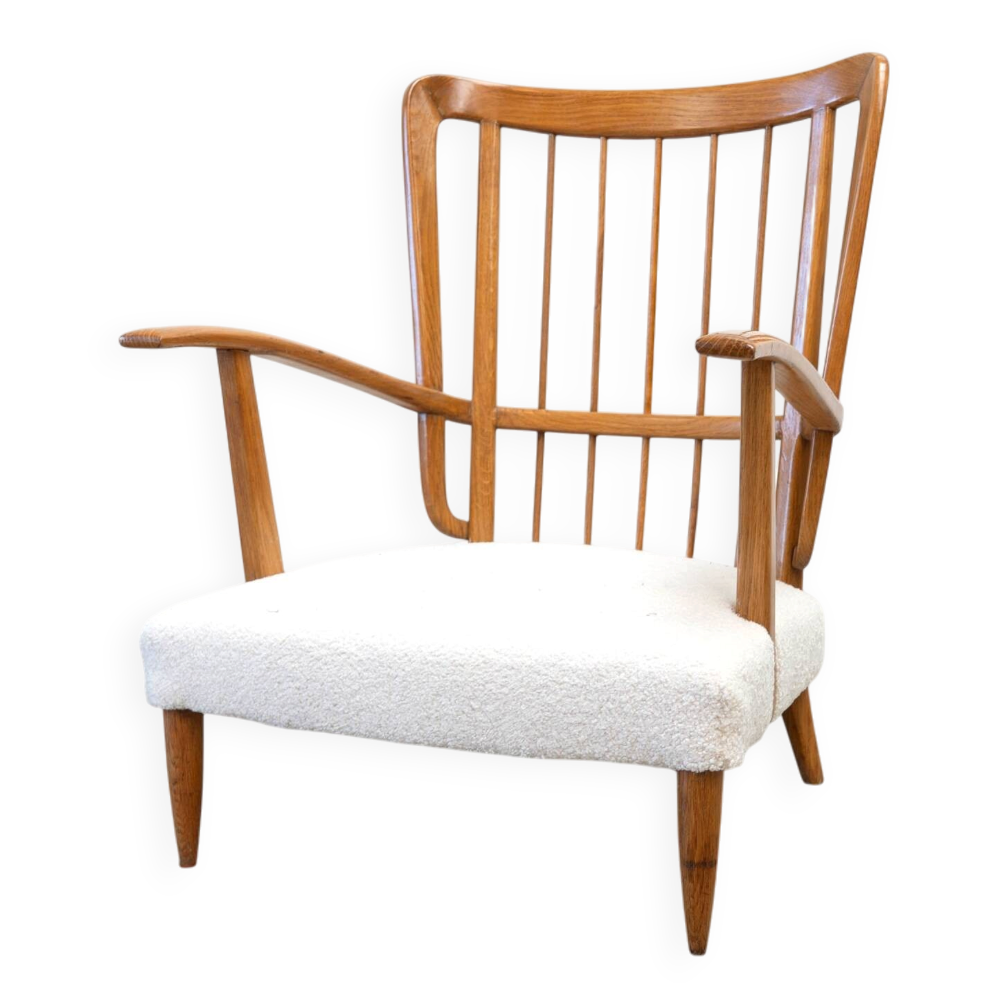 1970's Italian lounge chair inspired by Paolo Buffa