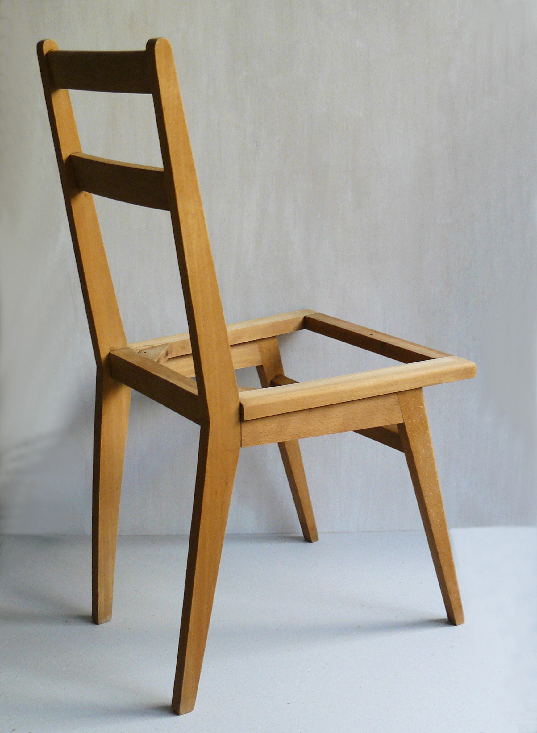 Pair of chairs 50-60 to upholster and skate