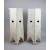 Pair of wooden bases - Circa 1900