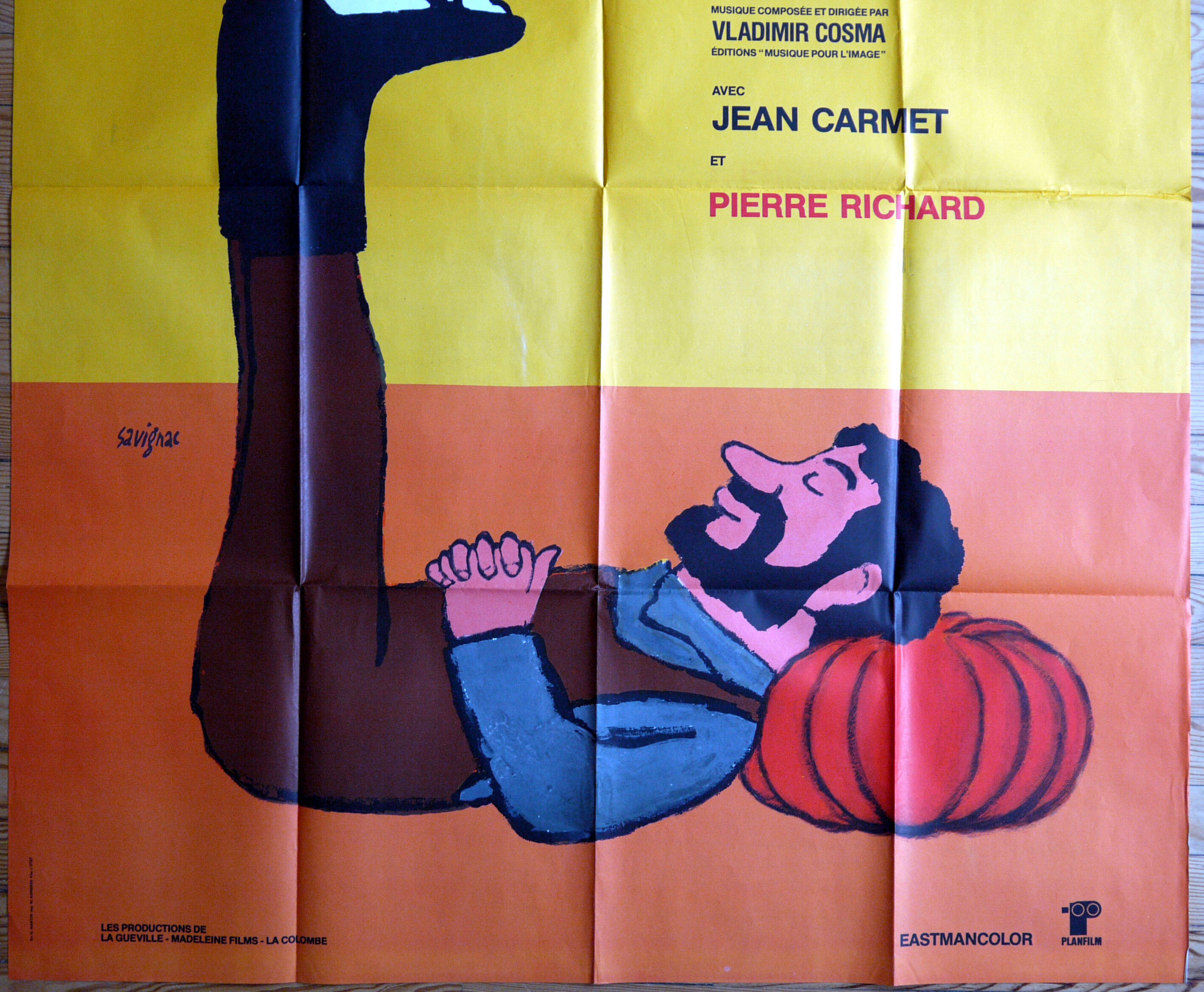 Original cinema poster "Alexander the Blessed" Yves Robert