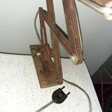 Wall lamp accordion Mazda industrial design 50's