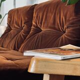 Canapé Steiner 2 places années 70 vintage