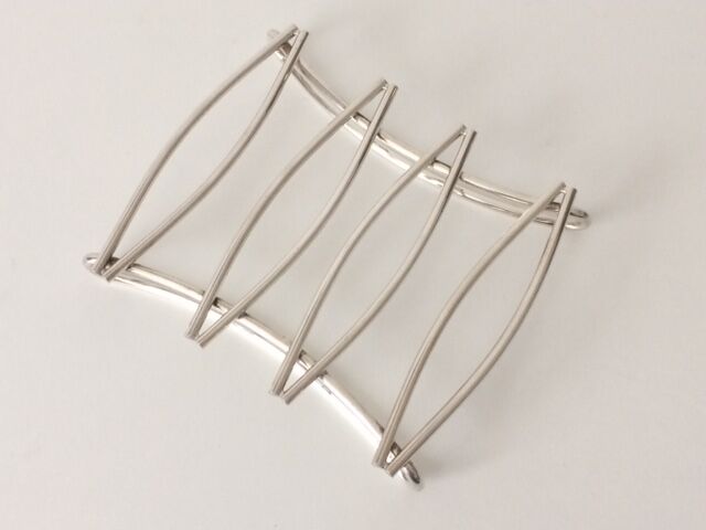 Silver metal modernist table mat