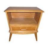 Bedside with 1 drawer and compass feet